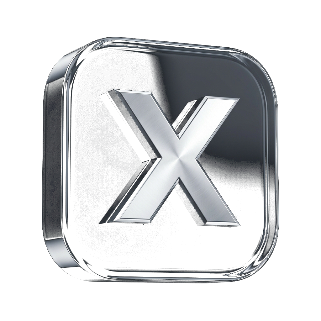 3D X Logo
